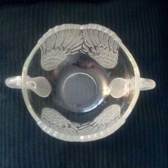Vintage Mikasa Walther Frosted Swan Bowl Elegant Lead Crystal - Picture 2 of 8